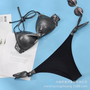 hard packed and swimsuit gold foil with push