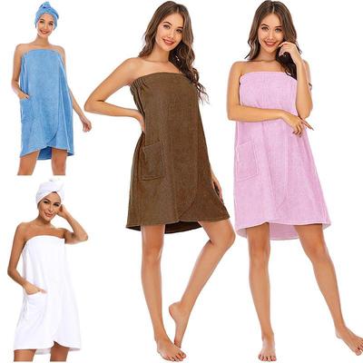 Bathrobe bathrobe bath towel female hotel nightgown skirt