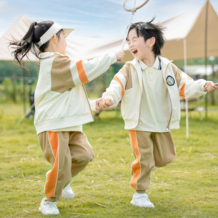 运动套装 幼儿园园服春秋新款 儿童班服夏季 一年级小学生校服三件套