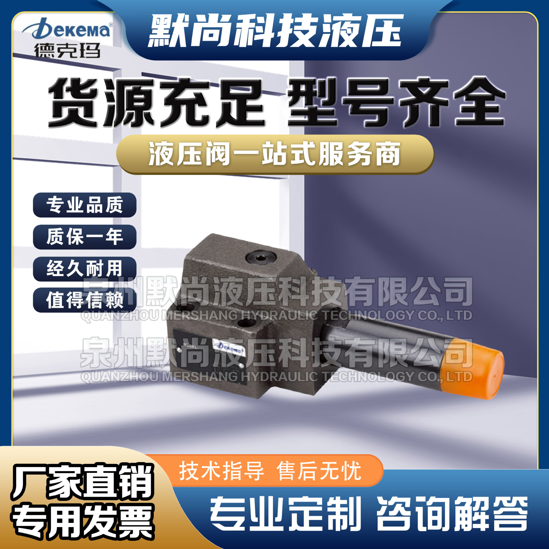 DEKEMA德克玛 DR6DP/DR10DP型5X直动式减压阀液压减压阀