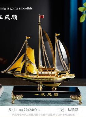 正品办公室摆导马到成功开业公礼物工艺品装饰品司高领档老板桌布