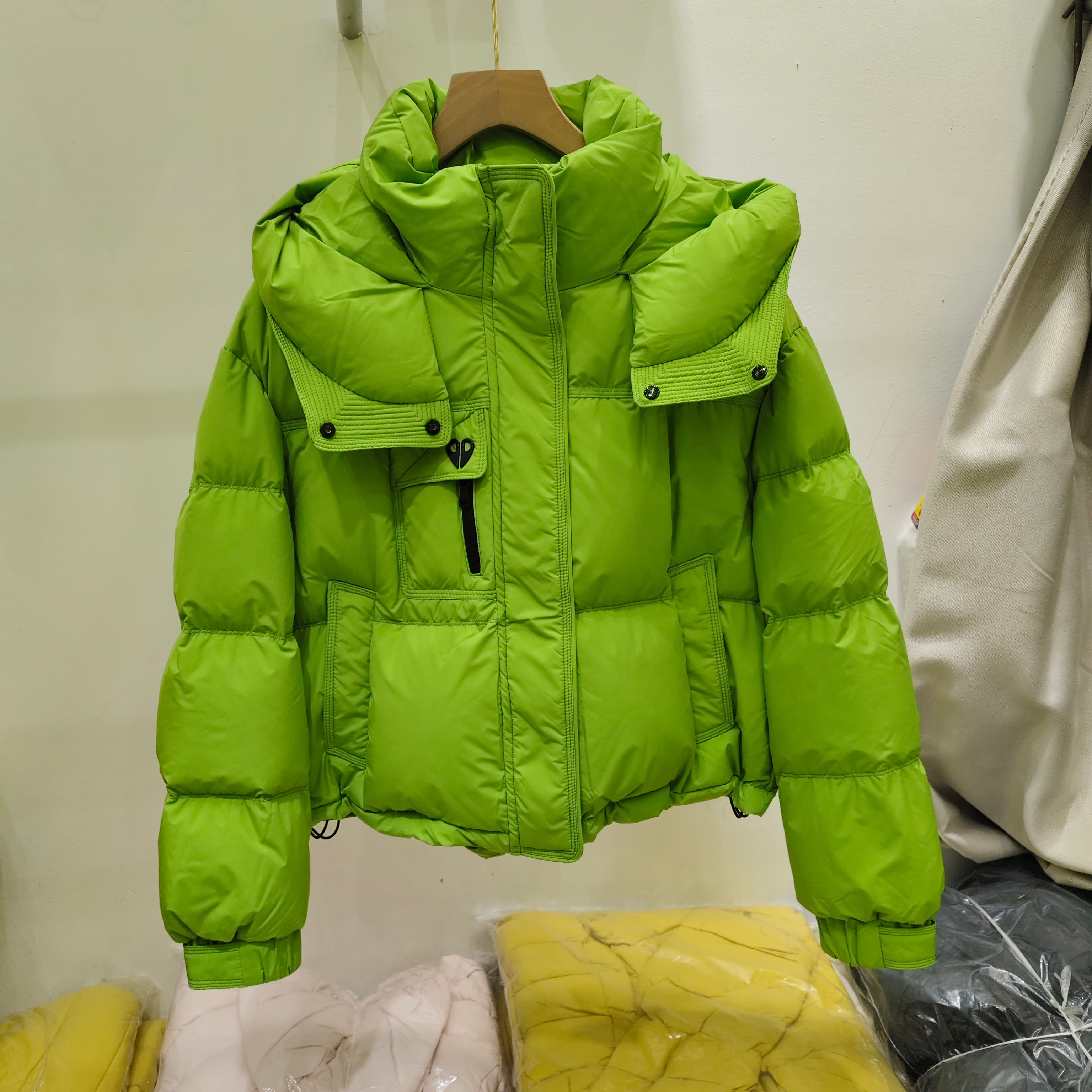 洋气减龄白鸭绒连帽羽绒服女