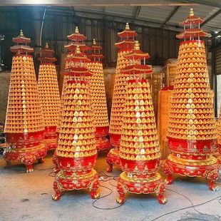 厂家直销定制寺庙千佛灯 佛堂壁挂式千佛灯塔电子壁灯光明灯