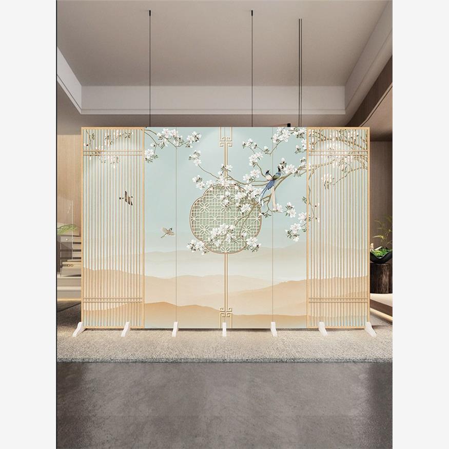 新中式国风双面屏风隔断