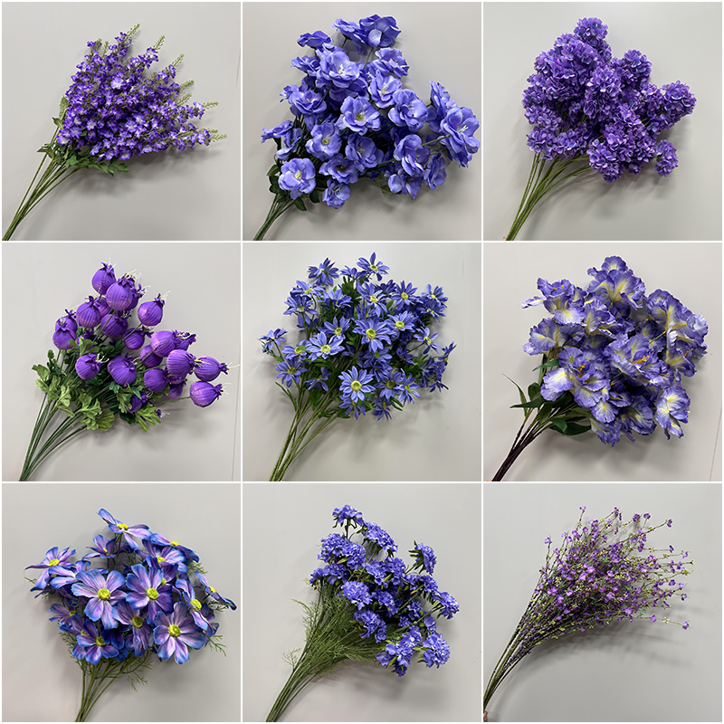 紫色仿真花婚庆花排高端婚礼订婚宴装饰婚礼堂吊顶假花舞台路引花,节庆用品/礼品,婚庆绢花,淘宝优惠券,粉丝福利购,淘宝优惠卷