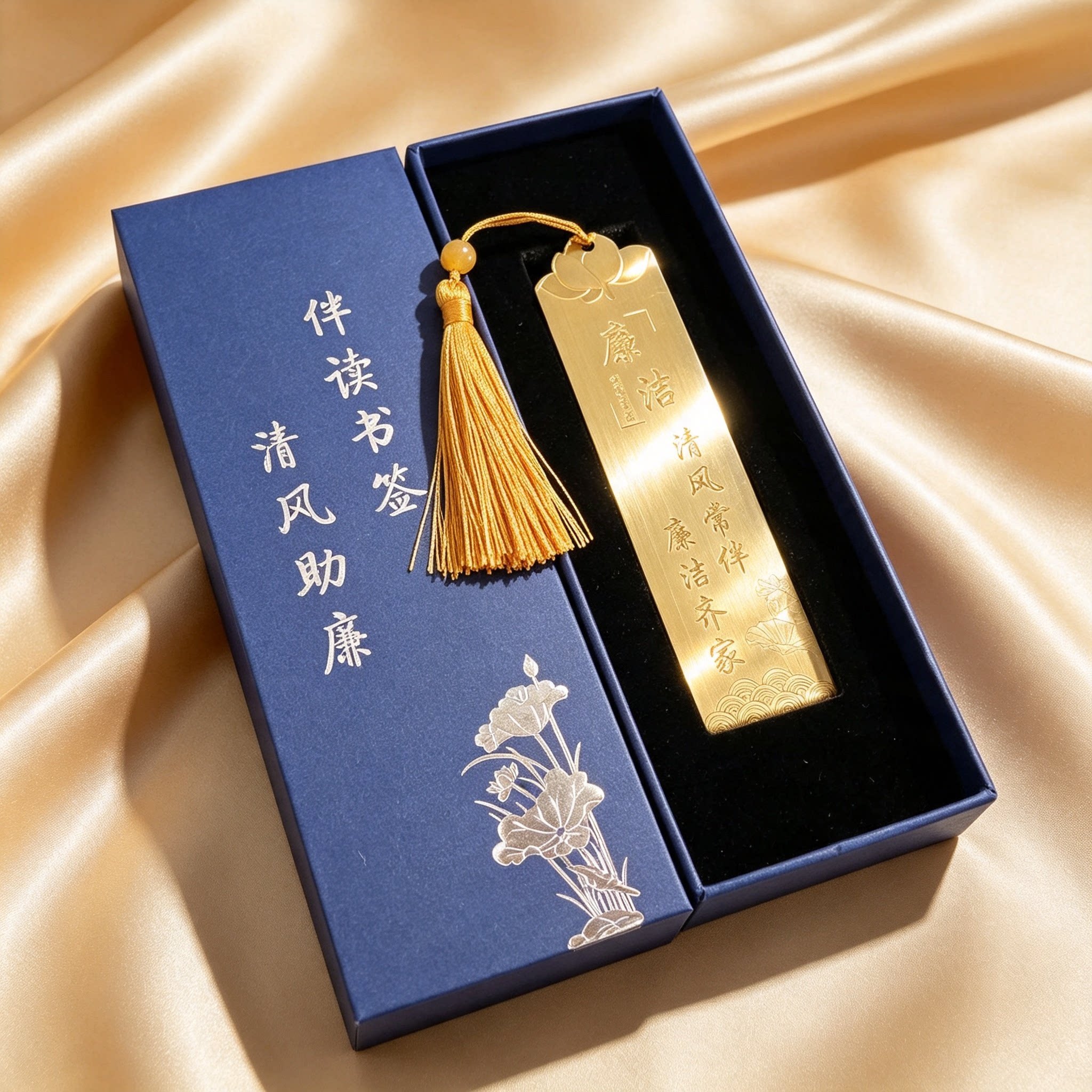 书签套装企业职工纪念礼品伴手礼清正廉洁主题纪念品定制