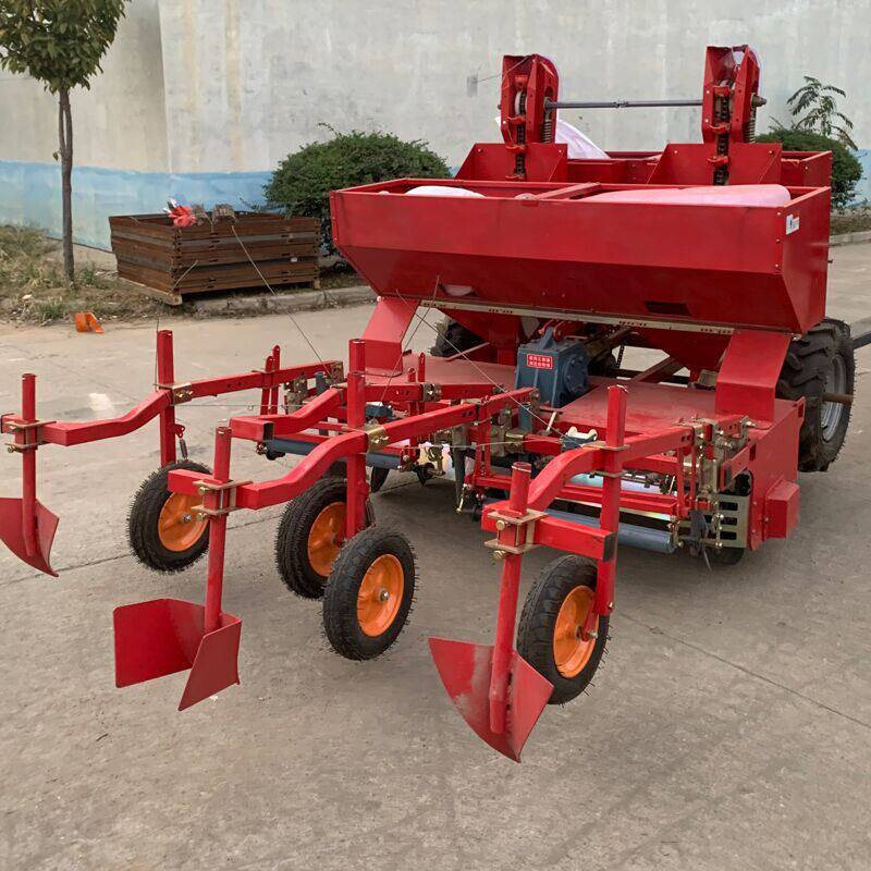 新款土豆播种机 新款双垄双行的土豆施肥播种机 马铃薯种植机