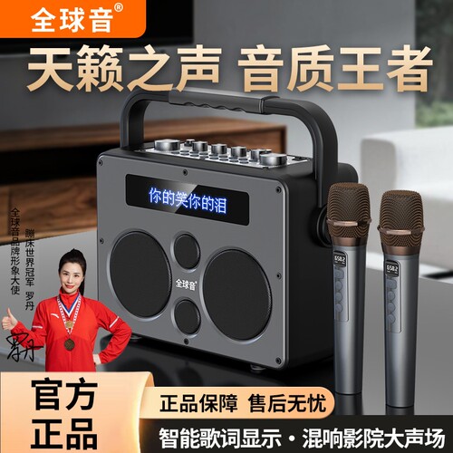 全球音正品户外K歌音响直播声卡