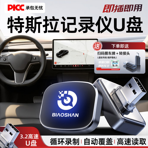 【特斯拉专用】行车记录仪U盘