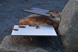 户外超轻迷你铝合金桌子便携式 野营烧烤野餐桌一秒折叠soto同款