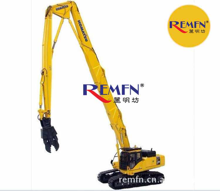 高档uh komatsu pc450lc-8 小松拆楼钳挖掘机合金工程车模型8011
