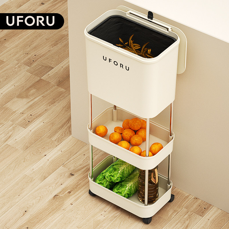 uforu2026新款厨房垃圾桶置物架图片
