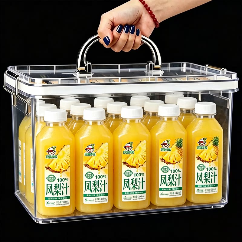 100%凤梨汁300ml*16瓶整箱无添加剂果汁复合饮料酸甜解腻解渴饮品