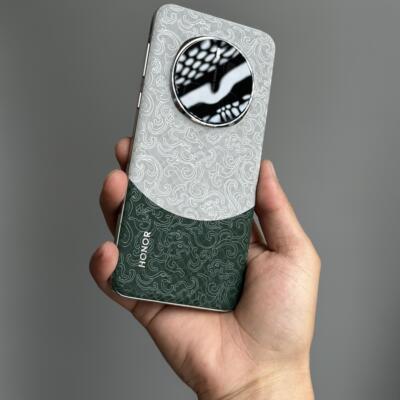 适用荣耀magic7撞色素皮膜荣耀magicv7 pro后盖保护膜手机素皮贴