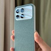 适用红米k90promax素皮膜个性 原机皮纹k90Pro背膜k80至尊版 手机后盖保护膜