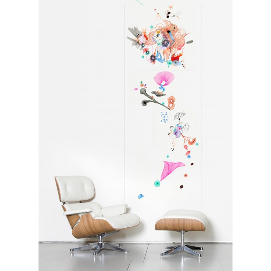 法国Moustache Light mix 五彩个性墙贴墙纸壁纸进口