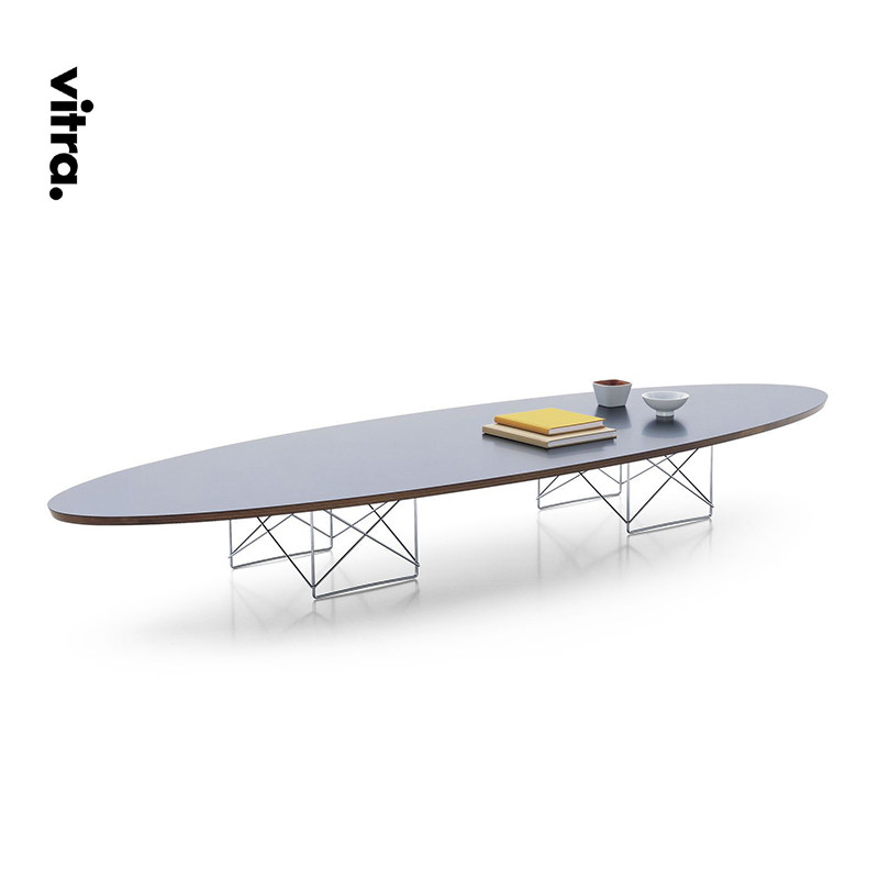 瑞士进口正版 Vitra 冲浪板咖啡桌 Elliptical Table 伊姆斯茶几