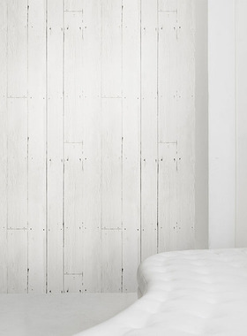 英国Mineheart White Plank Wallpaper 仿白色木板墙纸
