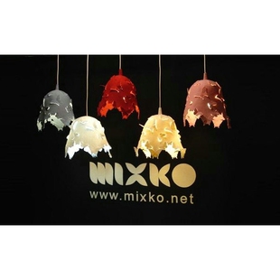 英国mixko delight lamp shade纯手工蝴蝶剪影灯罩 纯羊毛 天蓝色