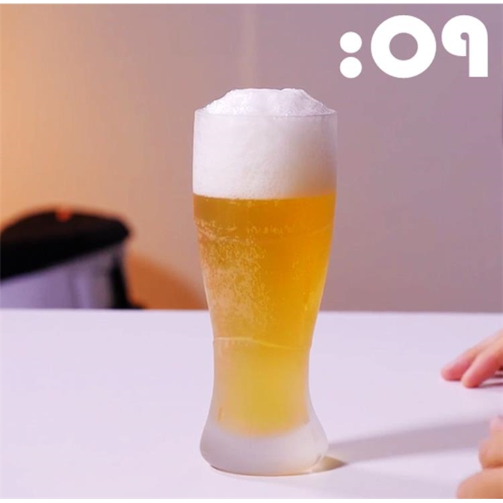 丹麦PO 啤酒杯3D玻璃酒杯创意酒杯果汁杯凉水杯酒具3D杯