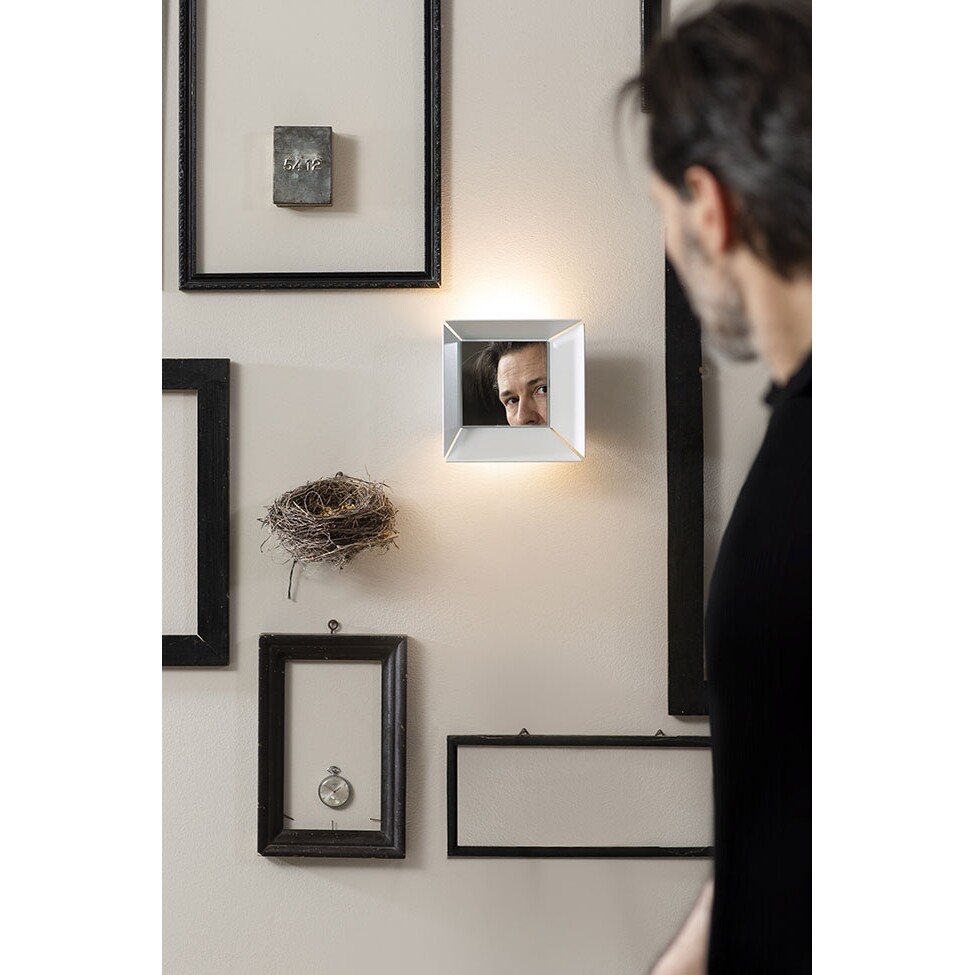 意大利Karman Narciso Wall light 镜子壁灯 长方形+正方形2款