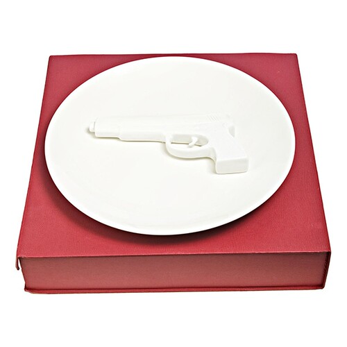 荷兰Pols Potten Gun Presentation plate 枪形展示盘