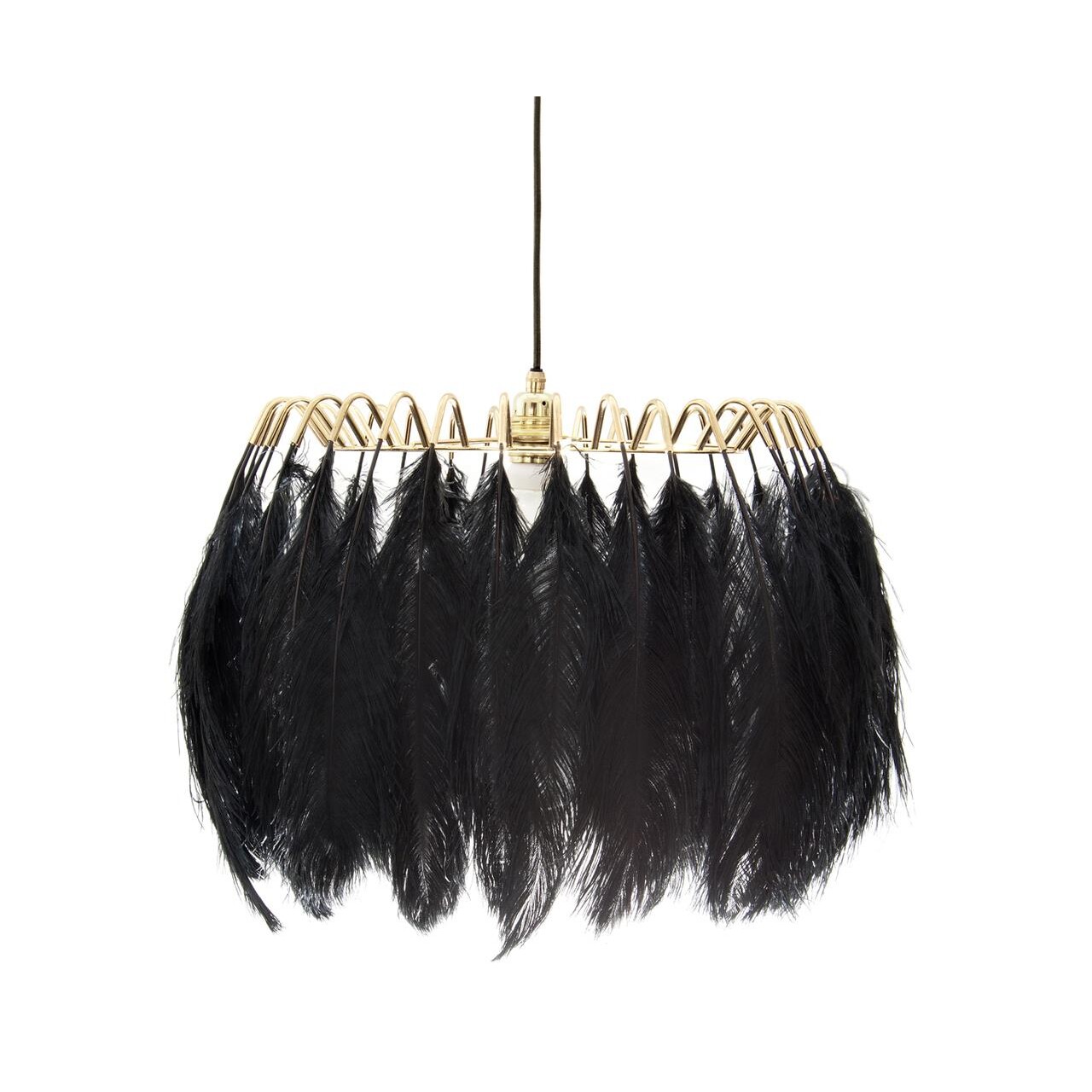 英國黑色羽毛吊灯Mineheart Feather Pendant Lamp 灯具配件