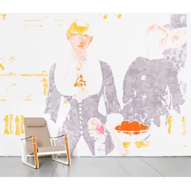 法国Moustache Wallpaper Bal aux Folies Berg&egrave;res 壁纸进口