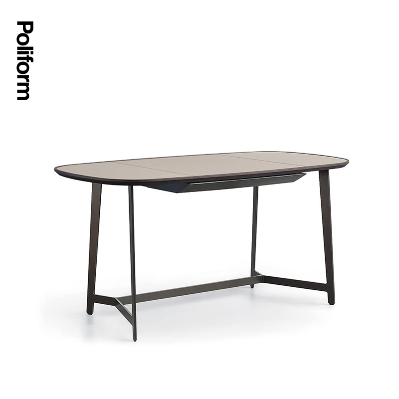 意大利进口正版 Poliform意式现代书桌梳妆台Mathieu办公桌