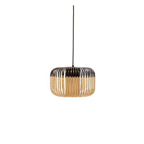 法国Forestier Bamboo Pendant Light 户外型 竹编吊灯 s号小型