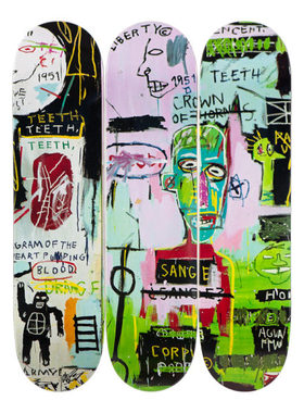 比利时The Skateroom 装饰滑板 Basquiat 巴斯奎特 In Italian