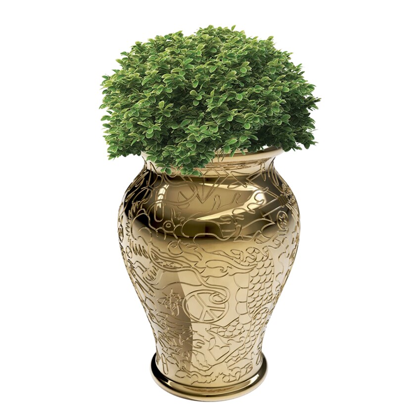 意大利Qeeboo Ming Planter Champagne Cooler花器树枝花瓶冰桶