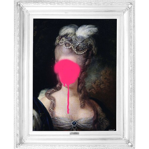 英国Mineheart 'Madame Blush' Canvas 涂抹夫人彩色装饰画