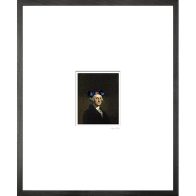 英国Mineheart Mikey Mouse Art Print 米老鼠华盛顿装饰画 印刷