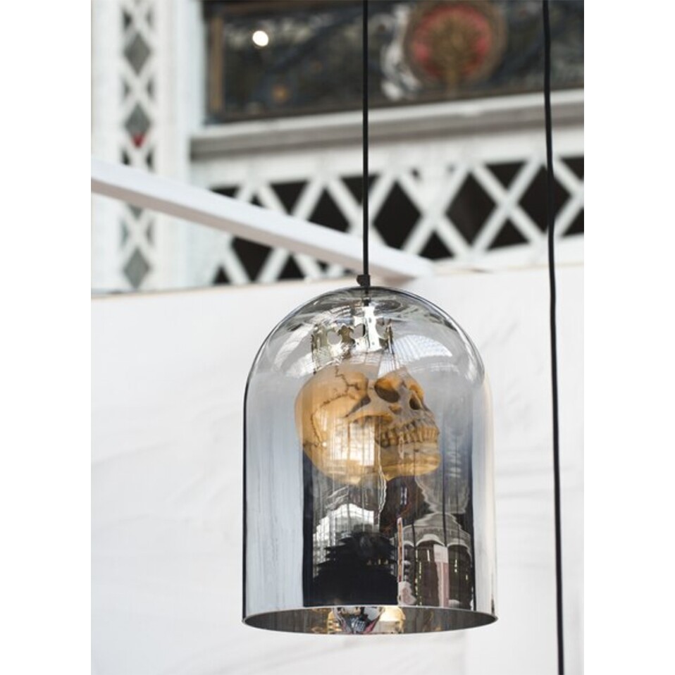 英国Mineheart Mirror Dome Pendant镜面隐形吊灯 小丑头骨亚瑟王