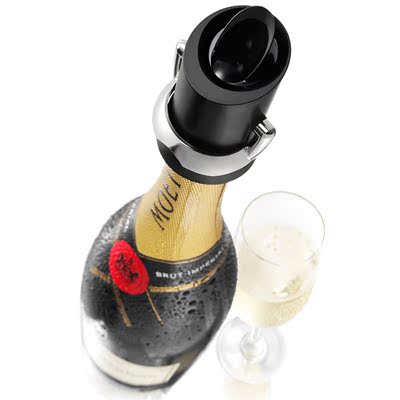 VACU VIN 梵酷 荷兰原装进口 酒具 香槟塞 酒嘴  引酒器 黑色