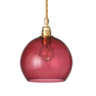 玻璃吊灯 Flow pendant Ruby Rowan 丹麦Ebb