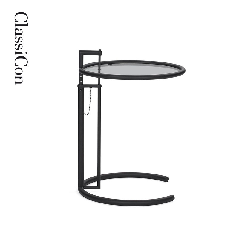 德国进口正版 ClassiCon E1027 Eileen Gray 玻璃边几可升降