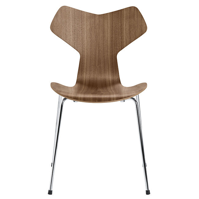 丹麦Fritz Hansen Grand Prix木椅子 Stacking chair创意设计进口