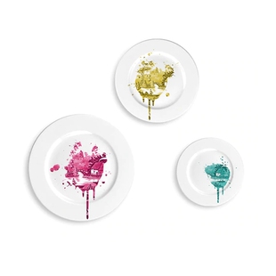 英国Mineheart Funky Undercover Antique Plates 时髦古董盘子