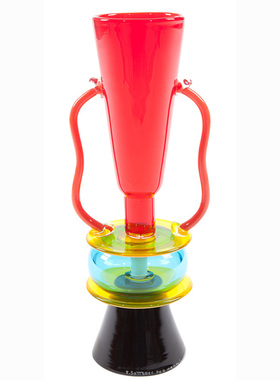 意大利Memphis 威尼斯玻璃花瓶 Sirio Vase创意设计进口欧式