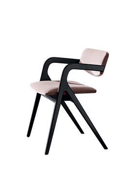 意大利进口正版 Gallotti&Radice 现代轻奢风座椅 Keyko 餐椅书椅