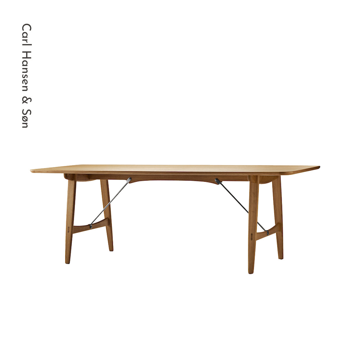 丹麦 Carl Hansen BM1160 | HUNTING TABLE 实木餐桌 经典