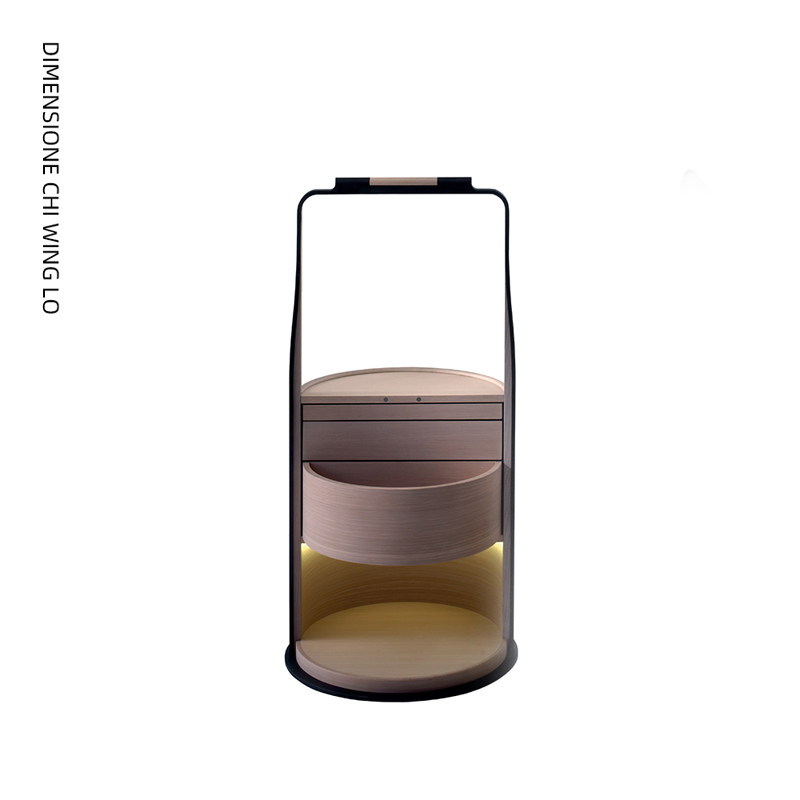 意大利进口正版 Dimensione Chi Wing Lo Sima 卢志荣床头柜边几