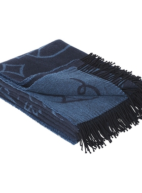 丹麦Fritz Hansen 蓝色毯子 Jaime Hayón Plaid 创意设计进口