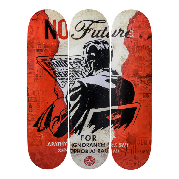比利时The Skateroom 装饰滑板 Shepard FAIREY没有未来No Future