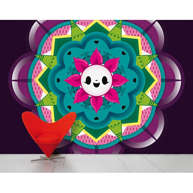 法国Moustache Tado-Flower 小花朵卡通墙纸壁纸进口