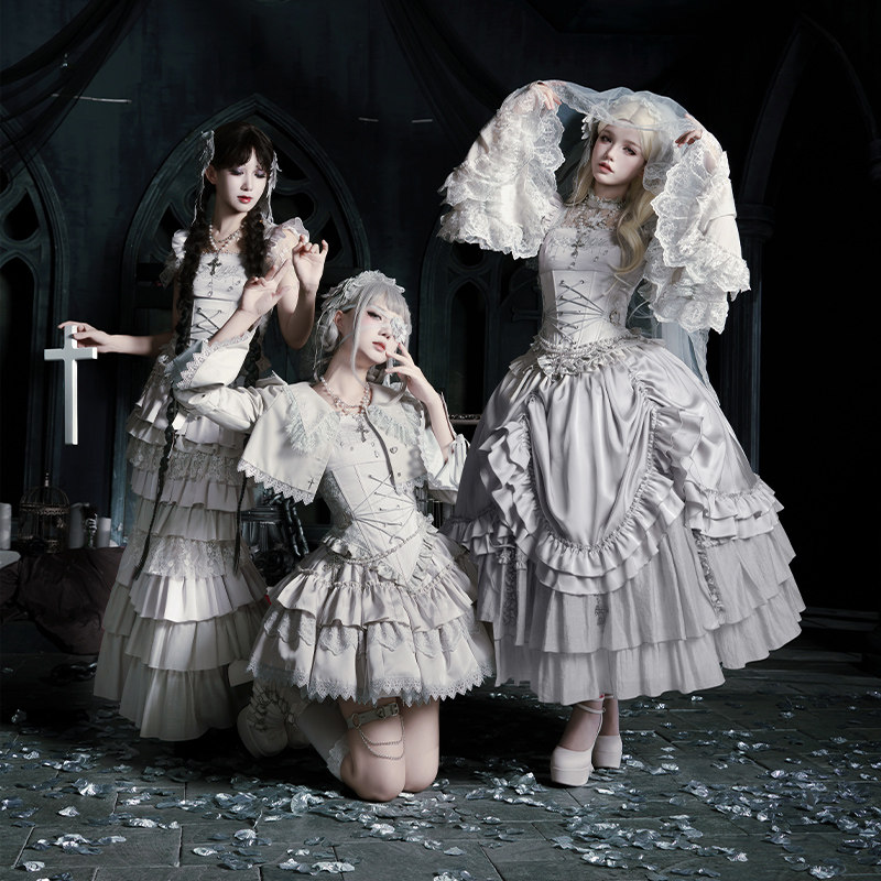 来信与诗·仿生人形｜WP原创副牌哥特胸衣sk鱼尾套装多穿重工lo裙,模玩/动漫/周边/娃圈三坑/桌游,lolita洛丽塔连衣裙,淘宝优惠券,粉丝福利购,淘宝优惠卷