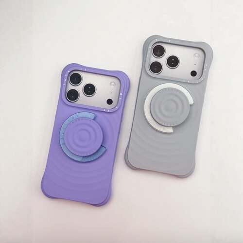 液态硅胶波漾磁吸iPhone手机支架