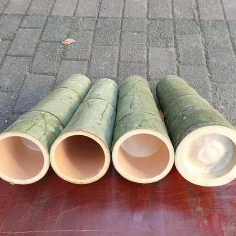 重庆楠竹插花栽花盆竹筒定制竹块工艺礼品摆饰材料风筝鸟笼快板老